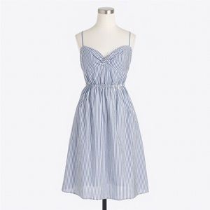 J. Crew Striped Cotton Dress